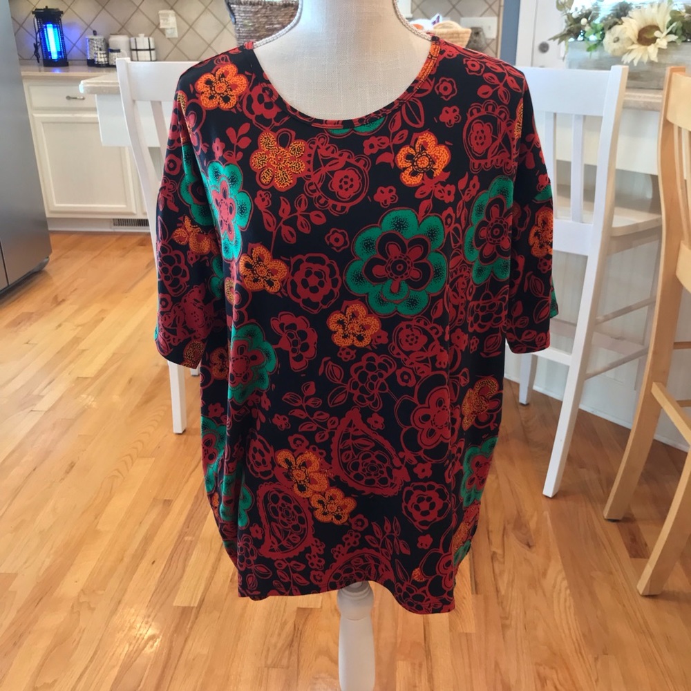 💜 3 for $18 or 5 for $25 💜 LulaRoe floral hippie tunic nwt